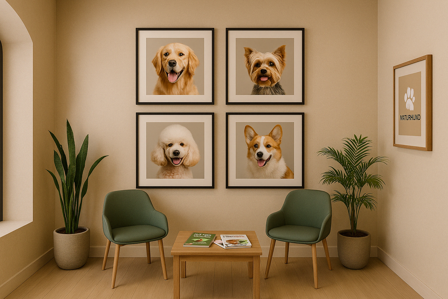 Intérieur du salon Natu'Hund de toilettage pour chiens à Lyon.